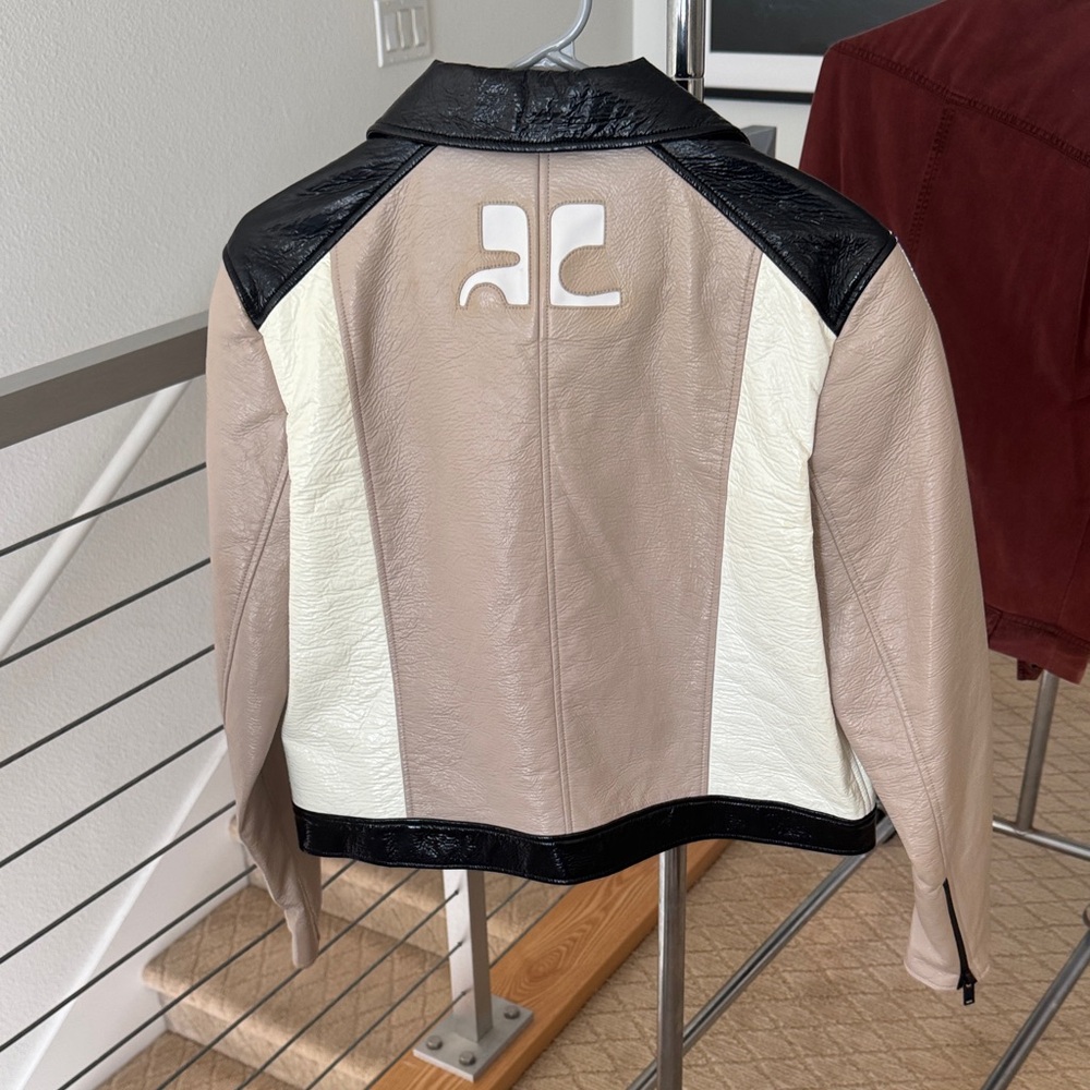 Chic Multicolor Leather Jacket - image 3